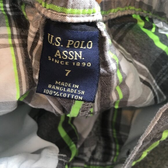 Boy Size 7 Clothing Lot 4x Pieces Bulk Summer Outdoor Casual Striped Cotton - Picture 11 of 11